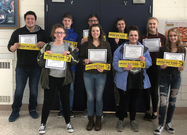 STUDENTS OF THE MONTH